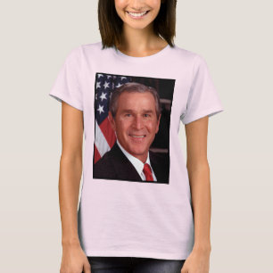 George Bush 43. US-Präsident Foto T-Shirt