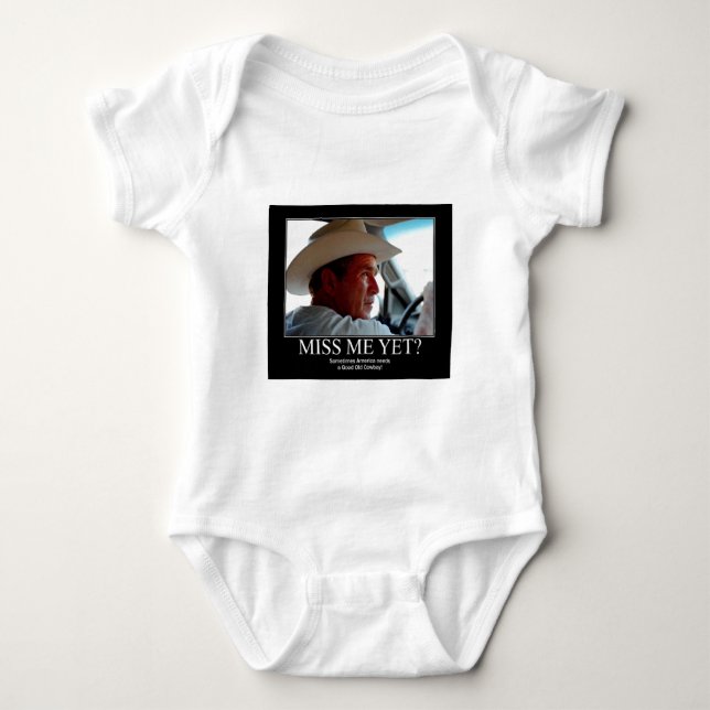 George Bush Baby Strampler (Vorderseite)
