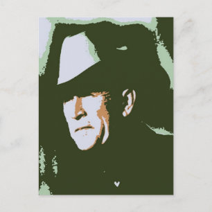 George Bush/Cowboy Postkarte