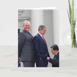 George Bush danken Ihnen Grußkarte Karte