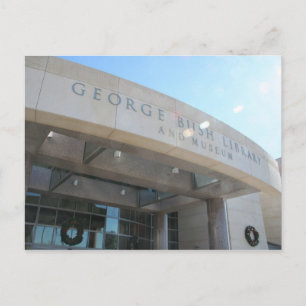 George Bush Library Postkarte