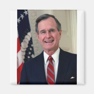 George Bush Präsident der USA Magnet