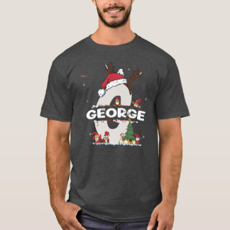 George Christmasw George Name für lustige Weihnach T-Shirt