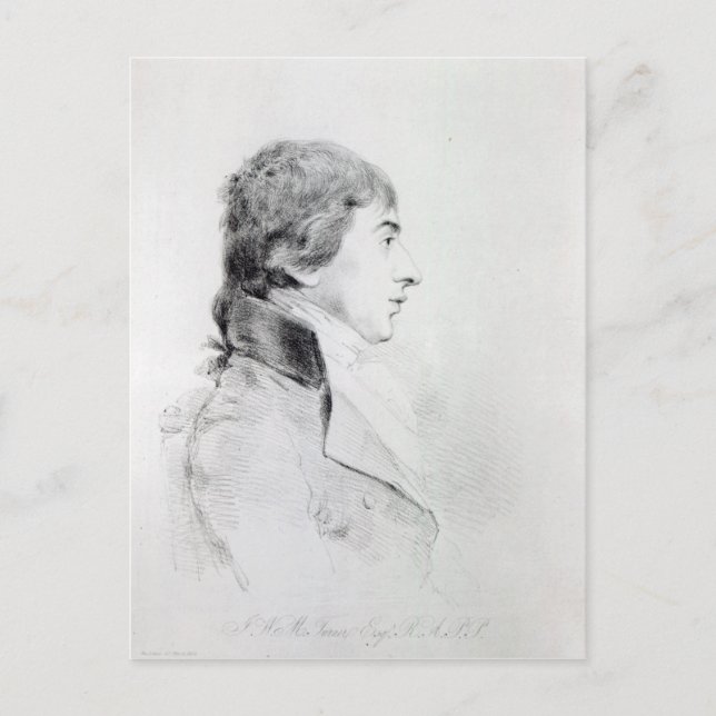 George Dance | Joseph Mallord William Turner R.A Postkarte (Vorderseite)