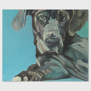 George das Dogge-Packpapier Geschenkpapier