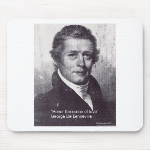 George de Benneville Ozean der Liebe Zitat Geschen Mousepad