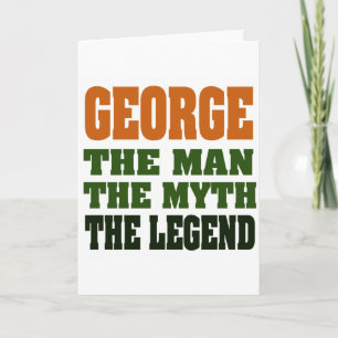 George - der Mann, der Mythos, die Legende! Karte