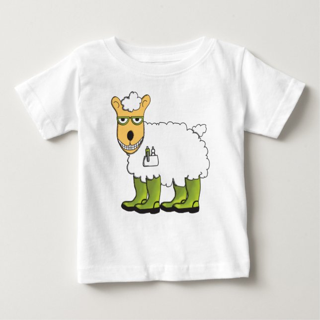 George - er ist ein bisschen schlau baby t-shirt (Vorderseite)