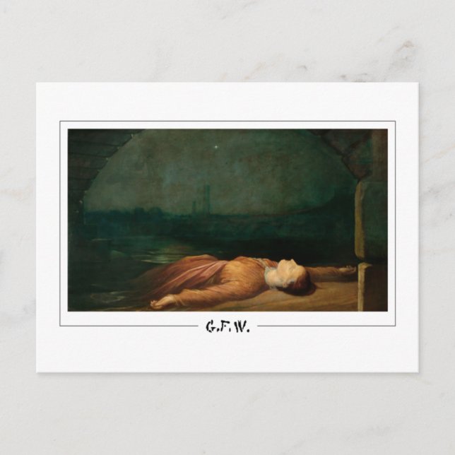 George Frederic Watts #55 - Fine Art Postcard Postkarte (Vorderseite)