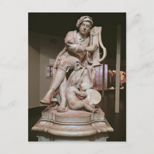 George Frederick Handel 1738 Postkarte (Vorderseite)