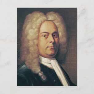 George Frederick Handel Postkarte
