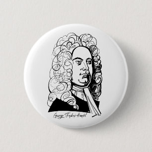 George Frideric Handel Button