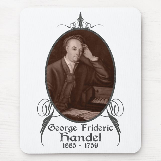 George Frideric Handel Mousepad (Vorne)