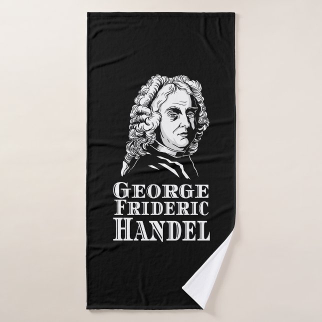 George Frideric Handel Portrait Badehandtuch (Badehandtuch)