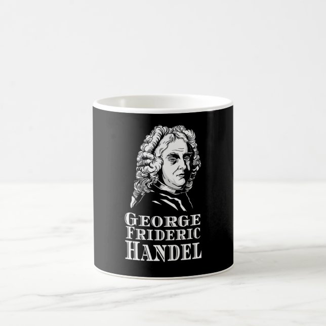George Frideric Handel Portrait Kaffeetasse (Mittel)