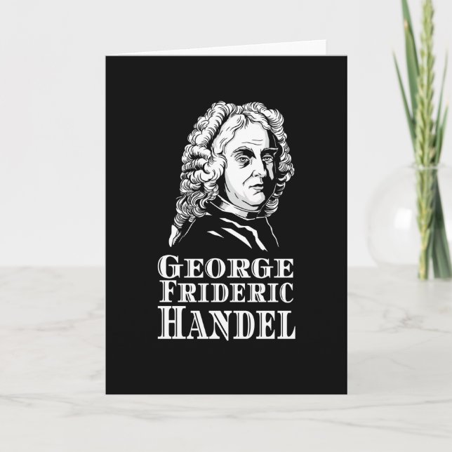 George Frideric Handel Portrait Karte (Vorderseite)