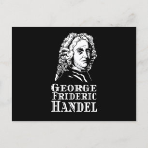 George Frideric Handel Portrait Postkarte