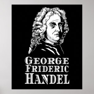 George Frideric Händel-Porträt Poster
