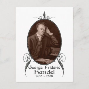 George Frideric Handel Postkarte