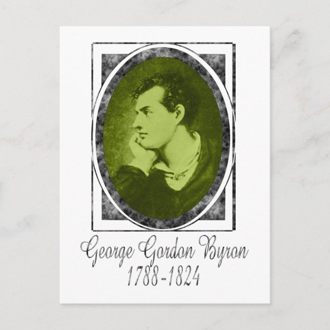 George Gordon Byron Postkarte (Vorderseite)