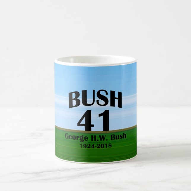 George H.W. Bush 1924-2018 Kaffeetasse (Mittel)