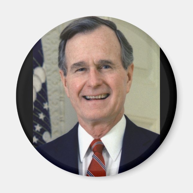 George H. W. Bush 41 Magnet (Vorne)