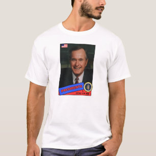 George H.W. Bush Baseballkarte T-Shirt