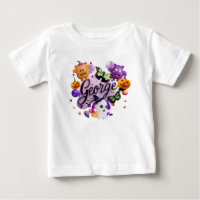"George" Halloween niedlicher Baby-T - Shirt