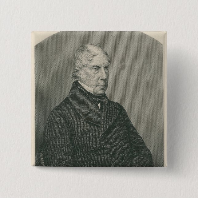 George Hamilton-Gordon, 4. Graf von Aberdeen Button (Vorderseite)