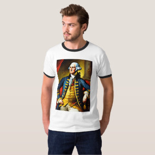George hat sich in Bürokleidung T-Shirt