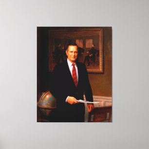 GEORGE HERBERT WALKER BUSH durch Herbert Abrams Leinwanddruck