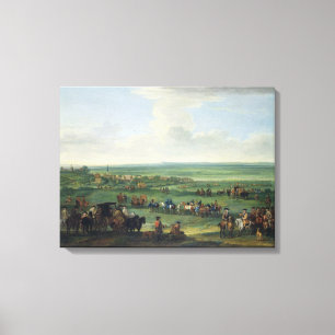 George I (1660-1727) bei Newmarket, 4. oder 5. Leinwanddruck
