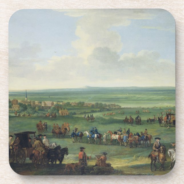 George I (1660-1727) bei Newmarket, 4. oder 5. Untersetzer (Vorderseite)