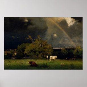 George Inness - Der Regenbogen Poster