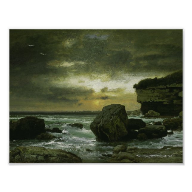 George Inness - Eine Marine Fotodruck (Vorne)