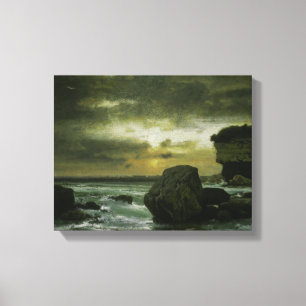 George Inness - Eine Marine Leinwanddruck