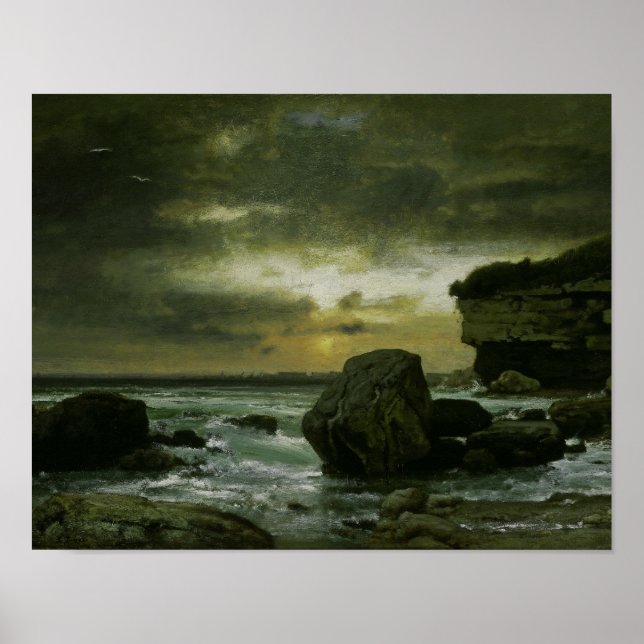George Inness - Eine Marine Poster (Vorne)