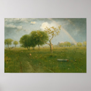 George Inness - Nach einer Sommerdusche Poster