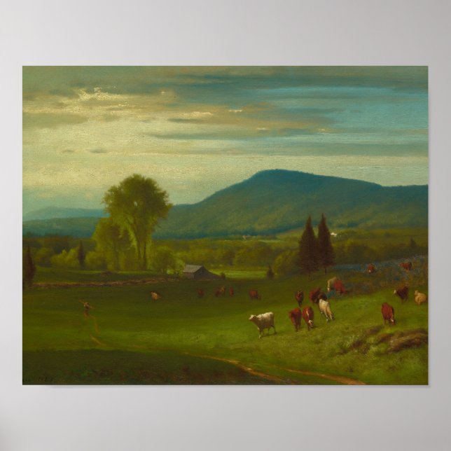 George Inness - Sommer in den Catskills Poster (Vorne)