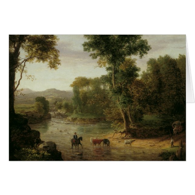 George Inness - Über das Ford (Vorderseite (Horizontal))