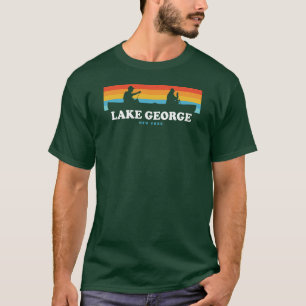 George Lake, New York Canoe T-Shirt
