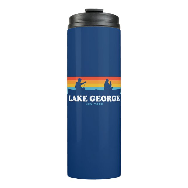 George Lake, New York Canoe Thermosbecher (Vorderseite)