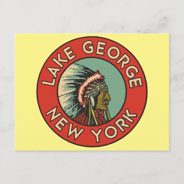 George Lake, New York - Postcard Postkarte (Vorderseite)