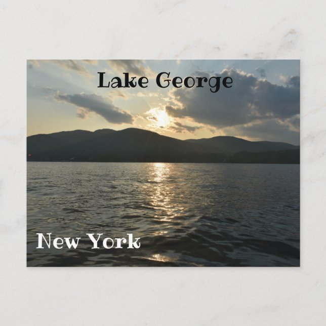 George Lake Postkarte (Vorderseite)