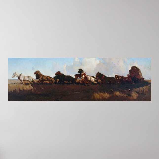 George Lambert 1899 auf der anderen Seite des Schw Poster (Vorne)