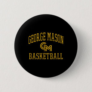 George Mason Patriots Sketll Bildschirm Grün  Button