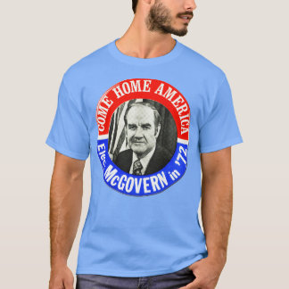 George McGovern 1972 Präsidentschaftswahlkampftast T-Shirt