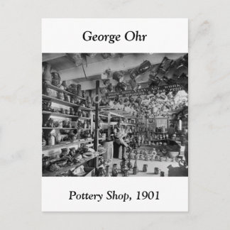 George Ohr Pottery Shop, 1901 Postkarte
