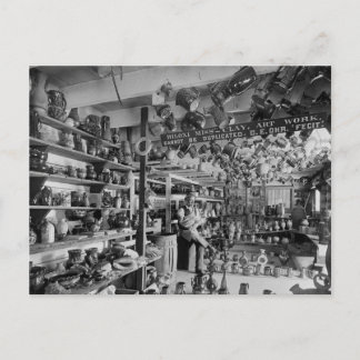 George Ohr Pottery Shop, 1901 Postkarte