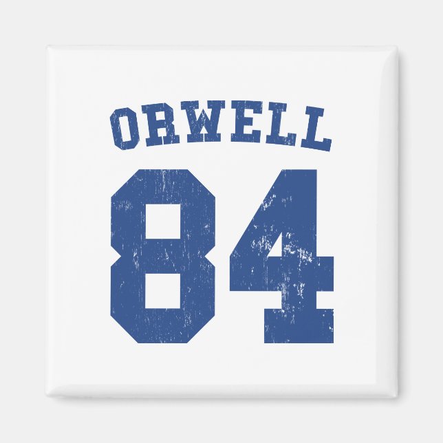 George Orwell 1984 Jersey Magnet (Vorne)